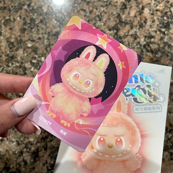 Authentic & New THE MONSTERS BIG INTO ENERGY Plush Labubu Pendant (LOYALTY) - Picture 5 of 6